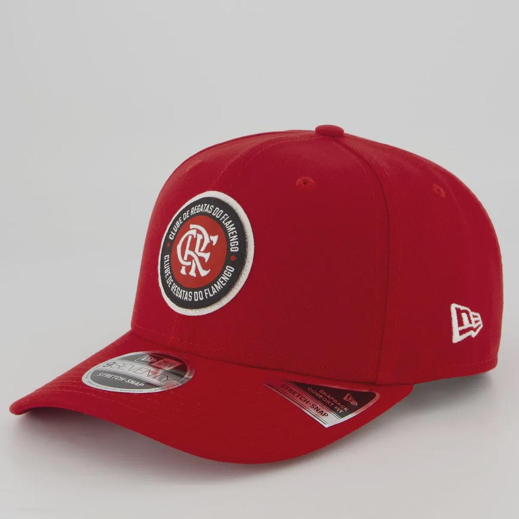 Imagem 1 do produto Boné Unissex New Era Flamengo 970 NFL Brasil Game 2026 Badge Aba Curva
