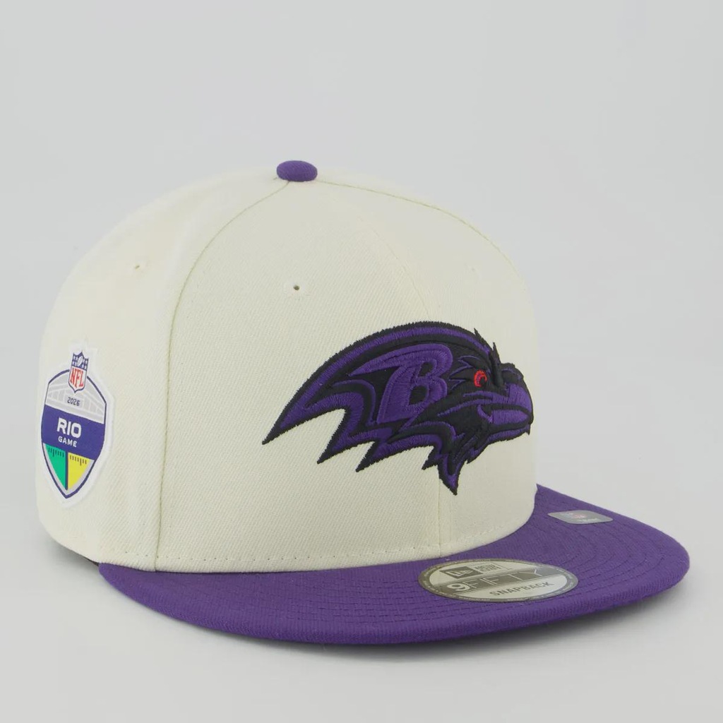 Imagem 3 do produto Boné Unissex New Era Baltimore Ravens 950 NFL Brasil Game Aba Reta