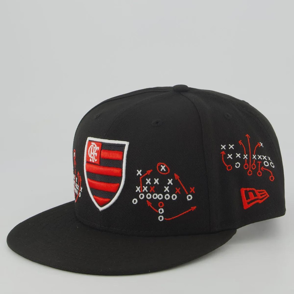 Imagem 1 do produto Boné Unissex New Era Flamengo 5950 NFL Brasil Game 2026 Aba Reta