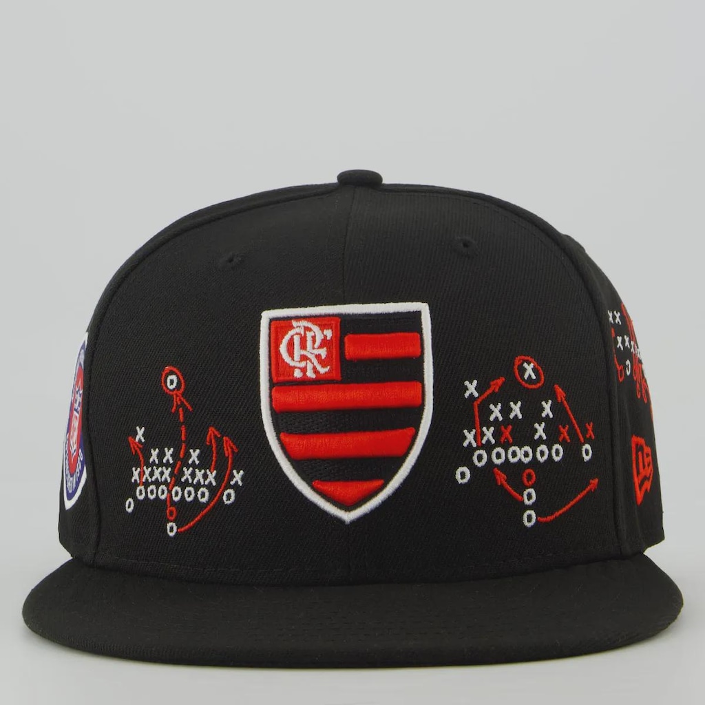 Imagem 2 do produto Boné Unissex New Era Flamengo 5950 NFL Brasil Game 2026 Aba Reta