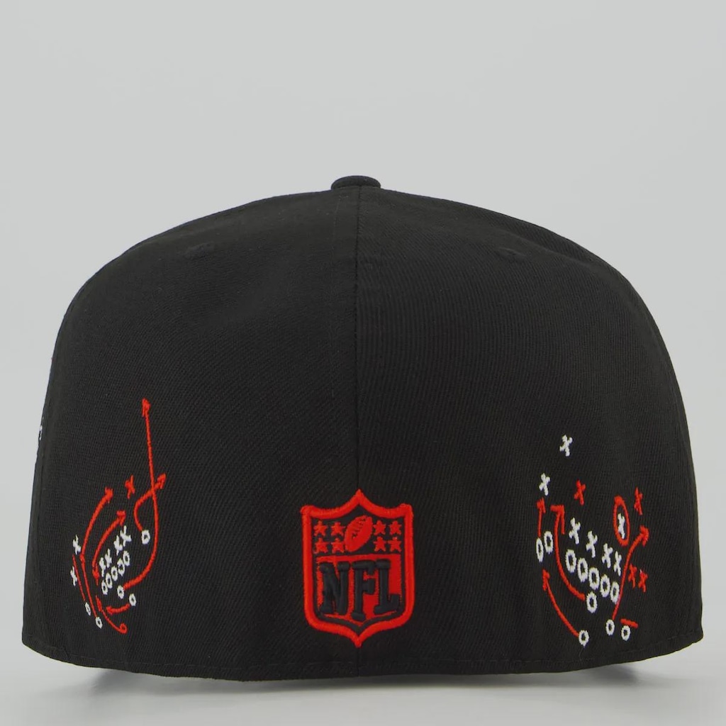 Imagem 4 do produto Boné Unissex New Era Flamengo 5950 NFL Brasil Game 2026 Aba Reta