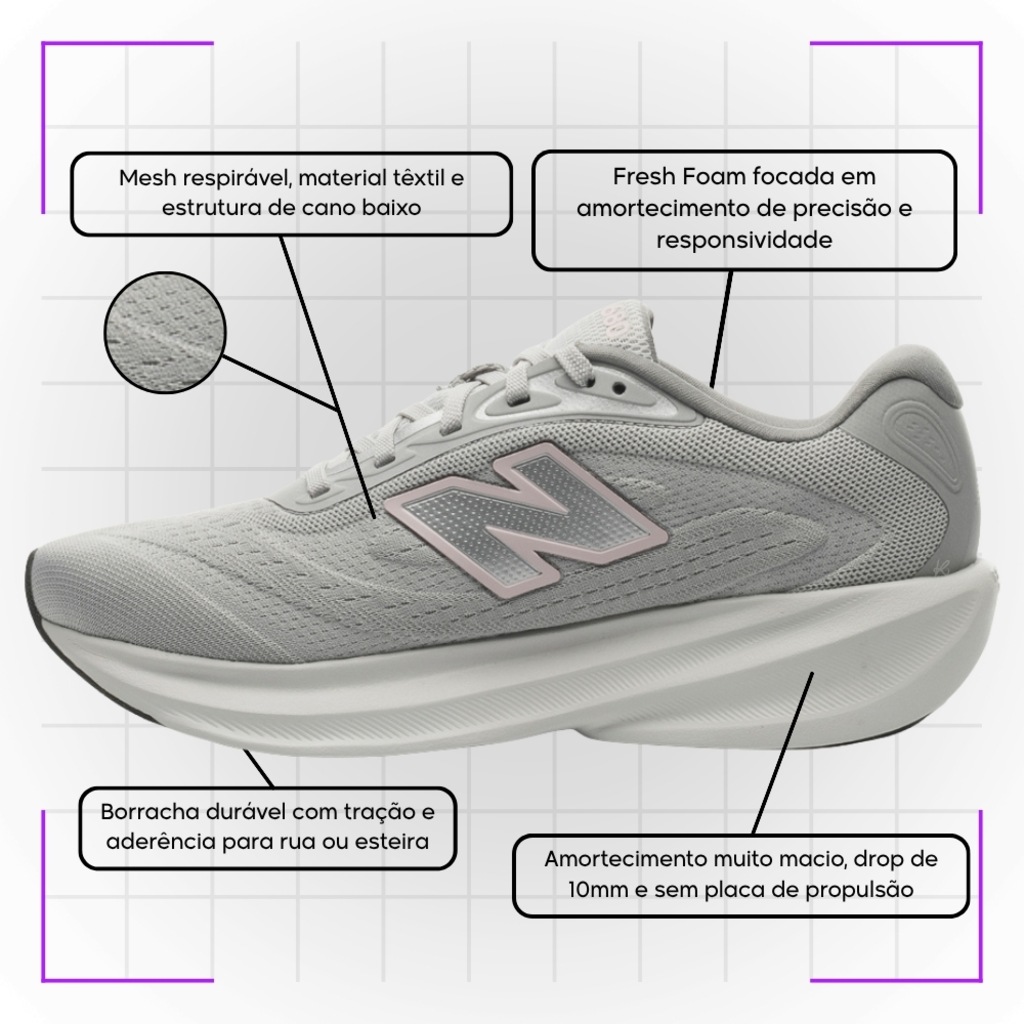 Imagem 3 do produto Tênis Feminino New Balance Fresh Foam 680V9