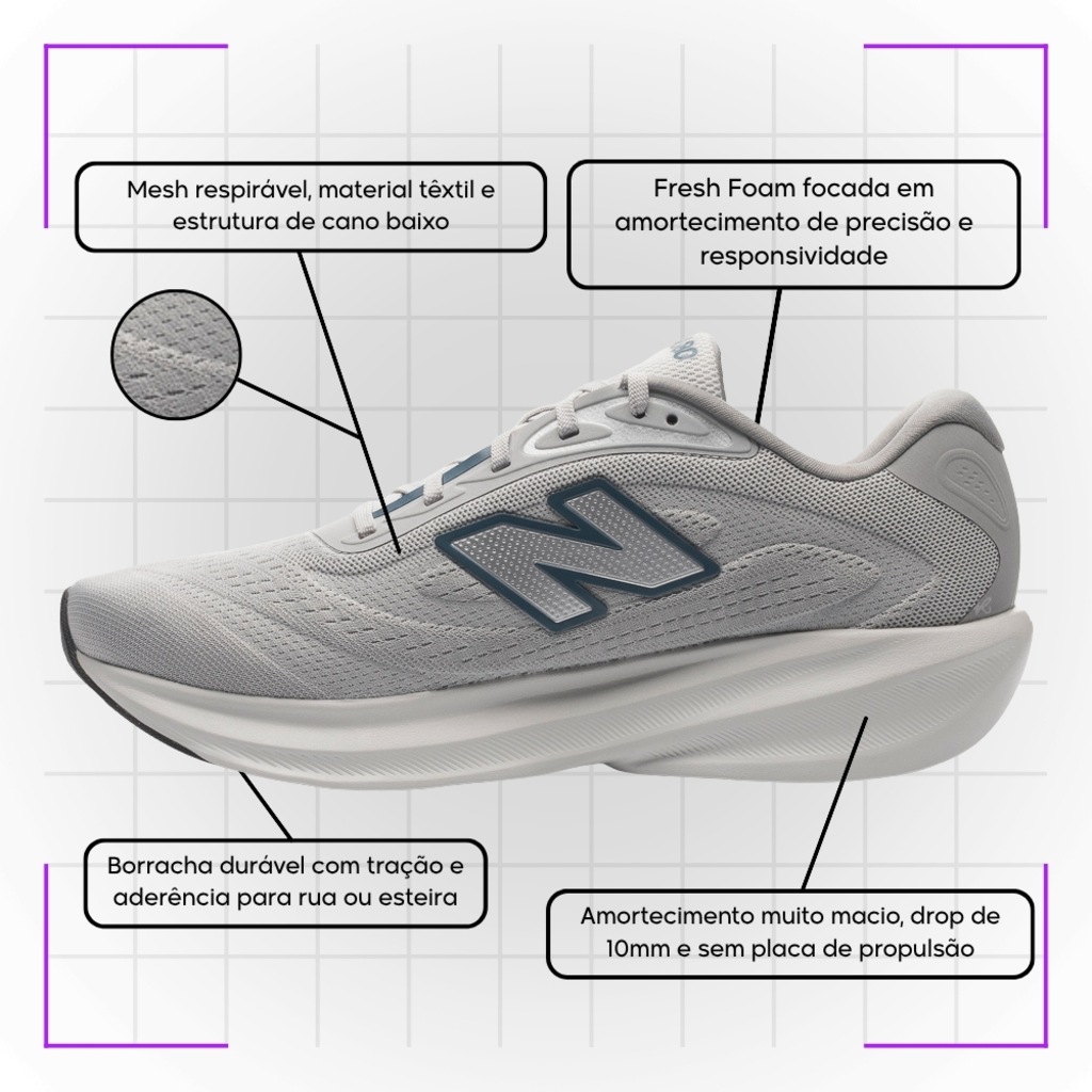Imagem 3 do produto Tênis Masculino New Balance Fresh Foam 680V9