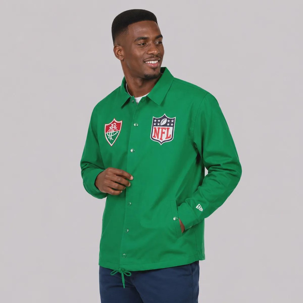 Imagem 3 do produto Jaqueta New Era Fluminense NFL Brasil Game 2026 Coach Masculina