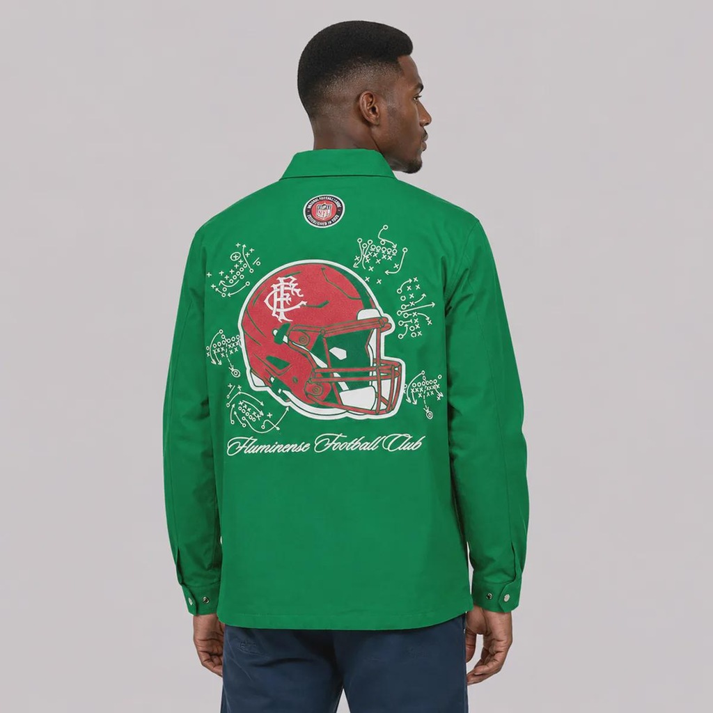 Imagem 4 do produto Jaqueta New Era Fluminense NFL Brasil Game 2026 Coach Masculina