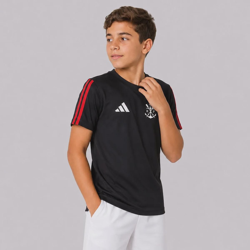 Imagem 3 do produto Camisa do Flamengo Escudo adidas Infantil