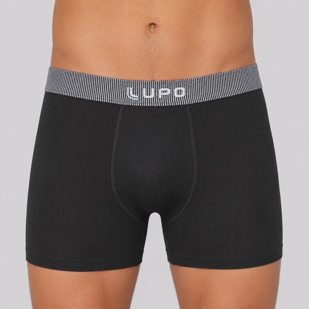 Imagem 1 do produto Cueca Boxer Lupo Algodão Com Elastano - Adulto