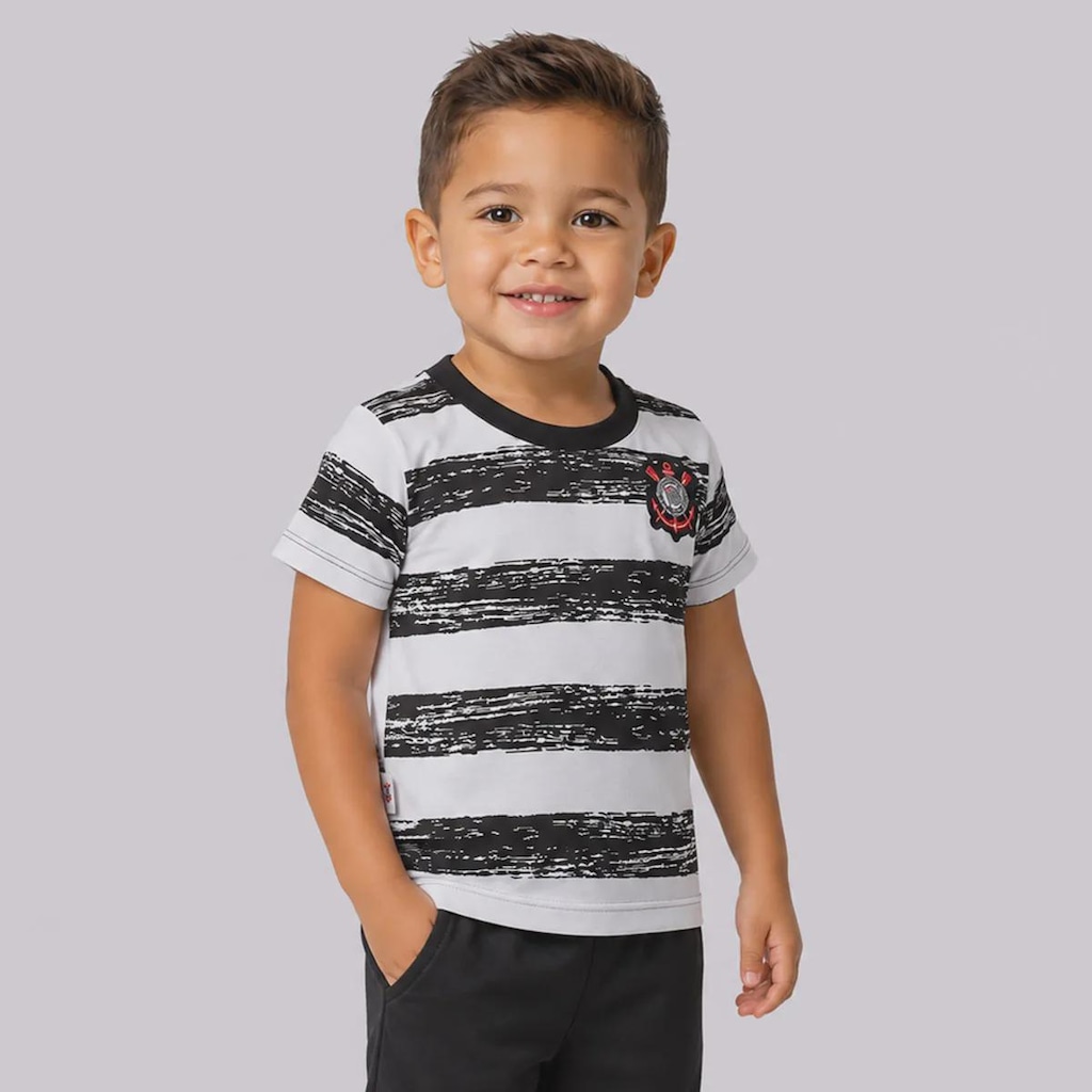 Imagem 2 do produto Camisa do Corinthians Pincelada Infantil