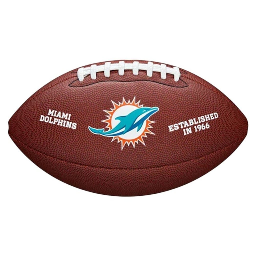 Imagem 1 do produto Bola de Futebol Americano Wilson NFL Team Backyard Legend Miami Dolphins