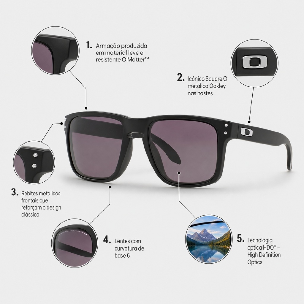 Imagem 4 do produto Óculos de Sol Oakley Holbrook Original