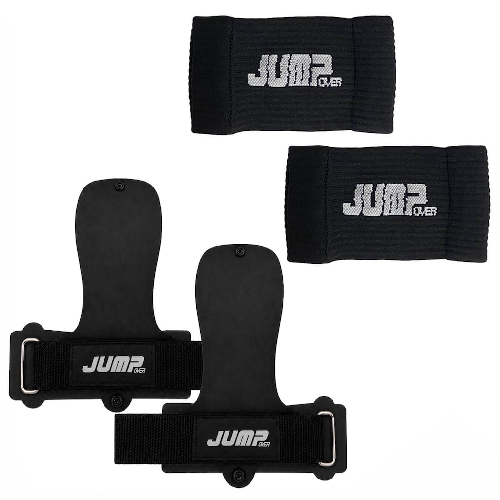 Imagem 1 do produto Kit Hand Grip Evolution 2.0 + Munhequeira Canelada - Jump Over