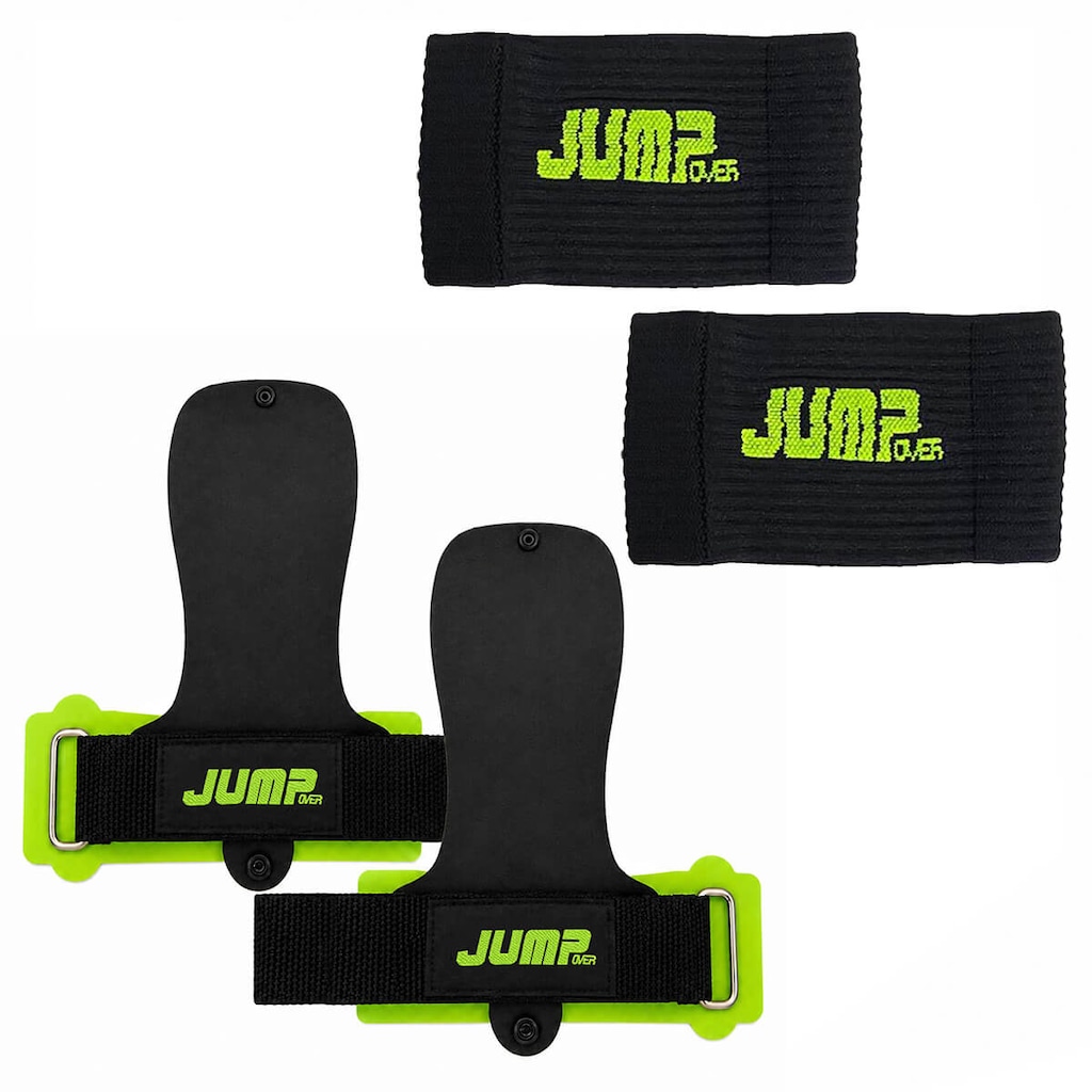 Imagem 1 do produto Kit Hand Grip Evolution 2.0 + Munhequeira Canelada - Jump Over