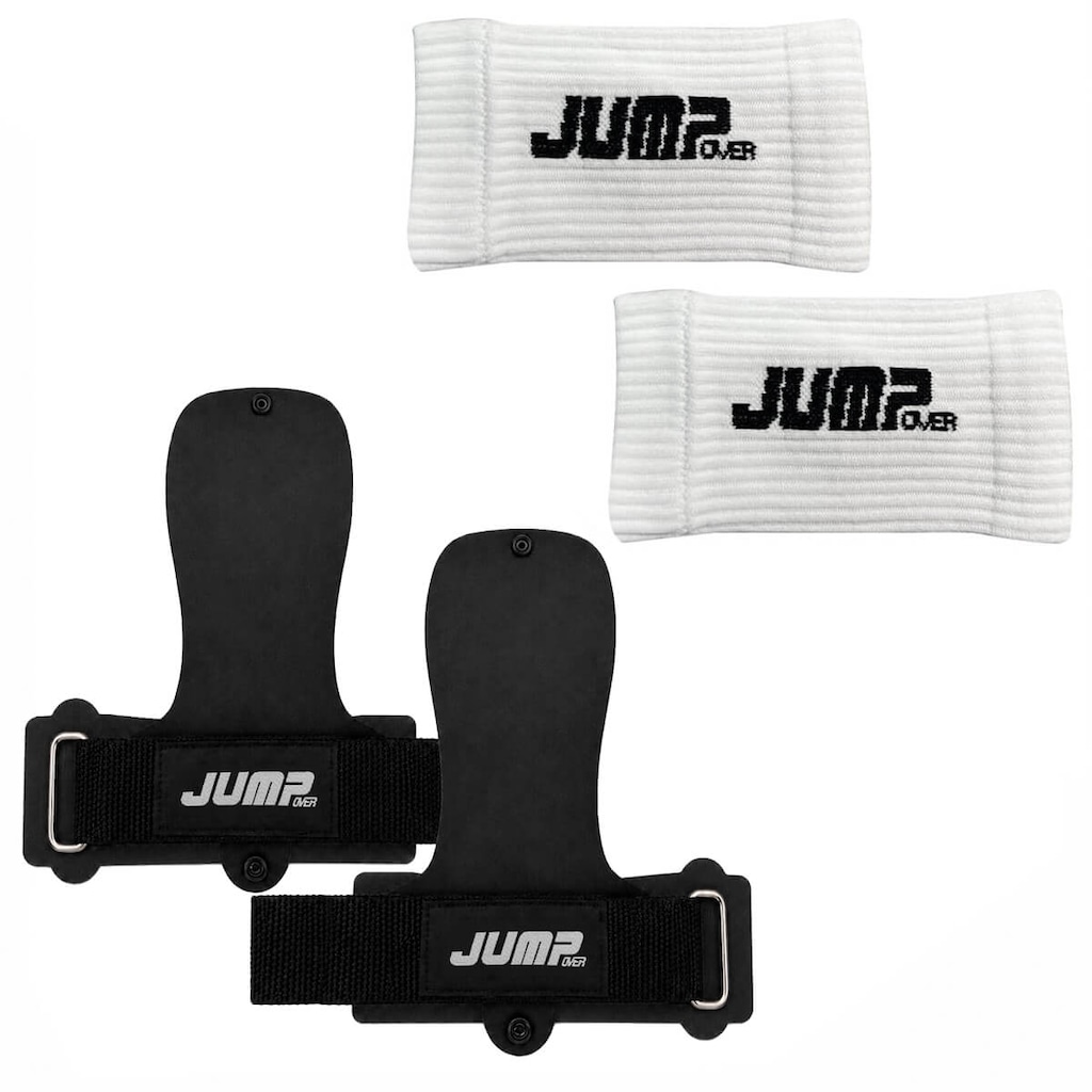 Imagem 1 do produto Kit Hand Grip Evolution 2.0 + Munhequeira Canelada - Jump Over