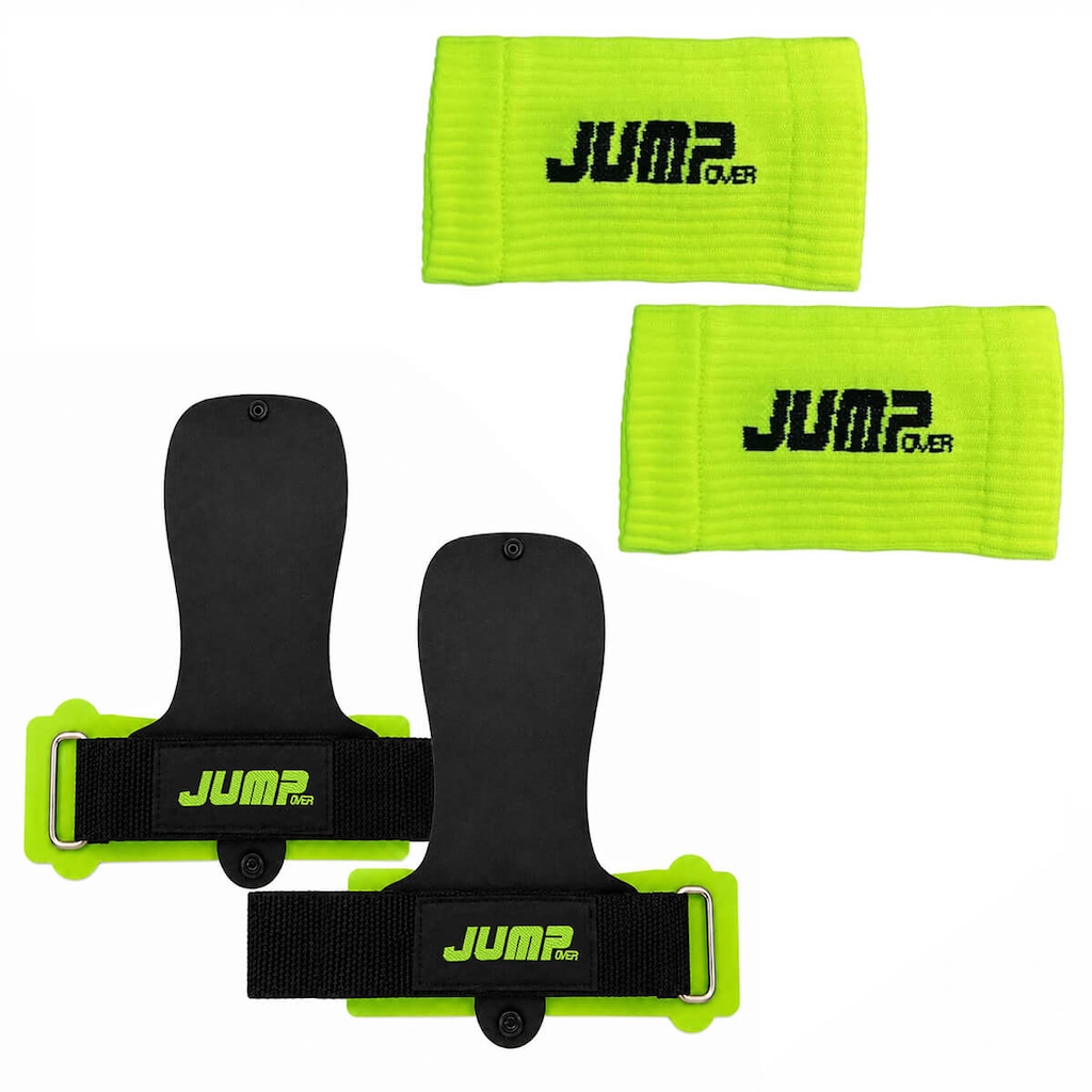 Imagem 1 do produto Kit Hand Grip Evolution 2.0 + Munhequeira Canelada - Jump Over