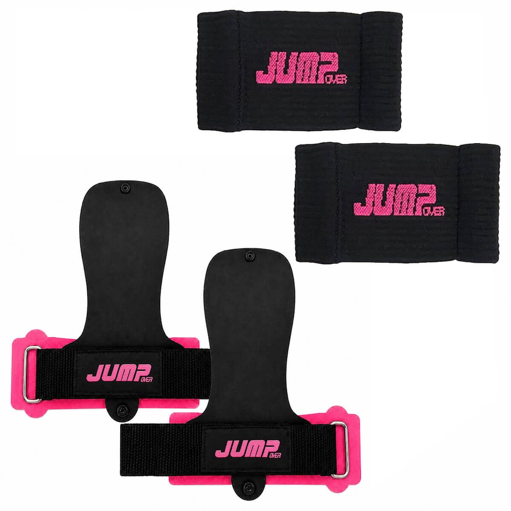 Imagem 1 do produto Kit Hand Grip Evolution 2.0 + Munhequeira Canelada - Jump Over