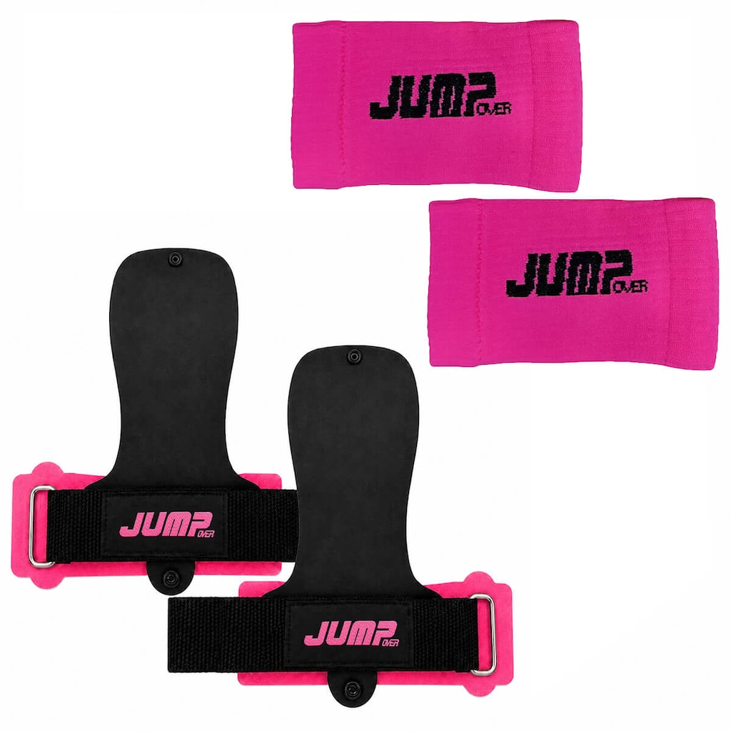 Imagem 1 do produto Kit Hand Grip Evolution 2.0 + Munhequeira Canelada - Jump Over