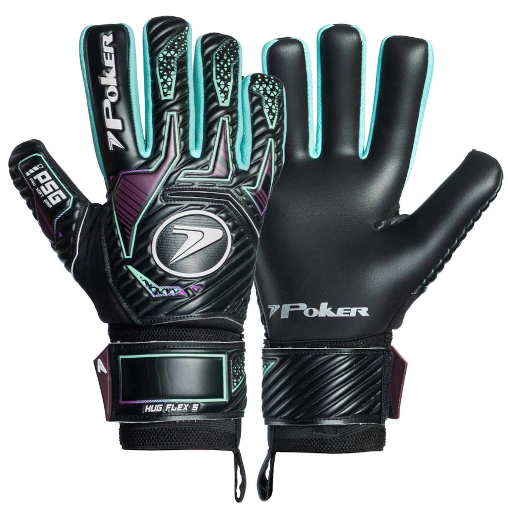 Imagem 1 do produto Luvas de Goleiro Poker Profissional Hug Flex 5 - Adulto