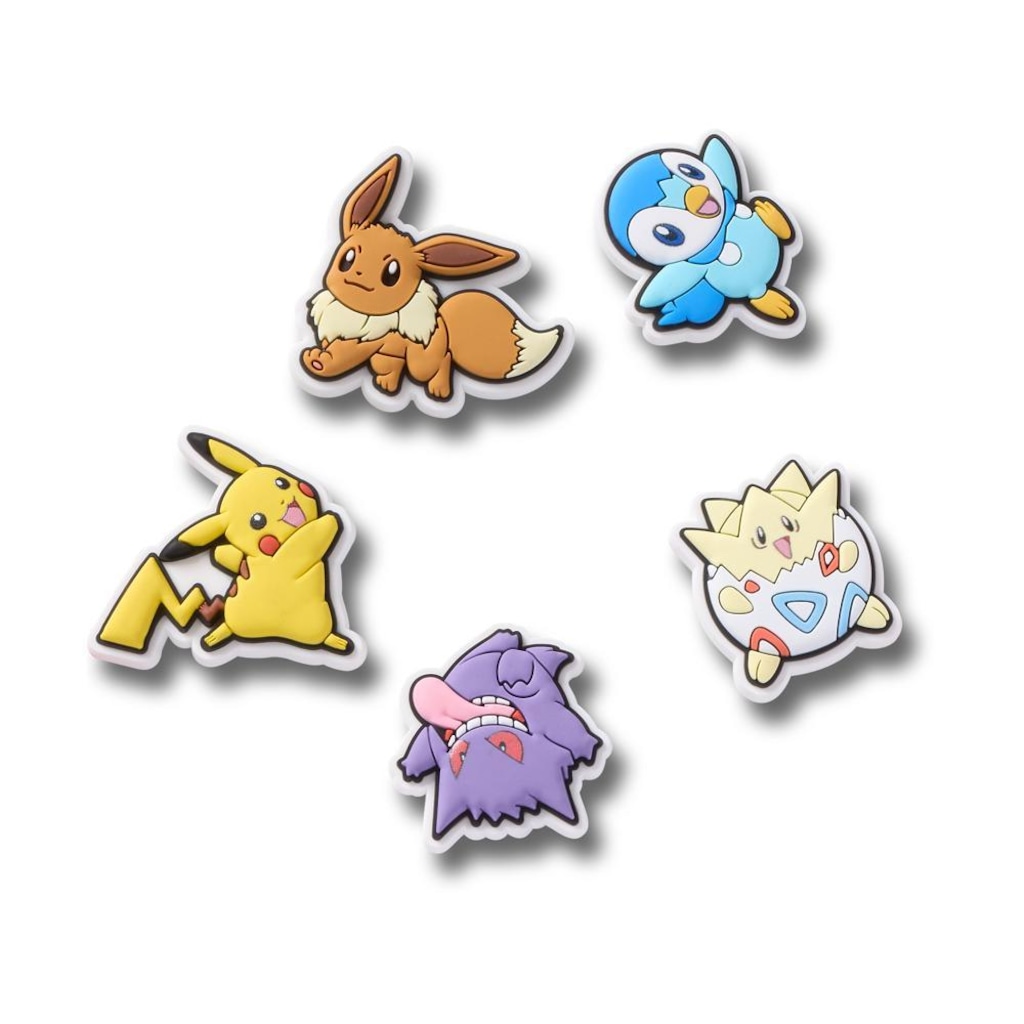 Imagem 1 do produto Jibbitz™ Crocs Pokémon II Pack com 5 Peças