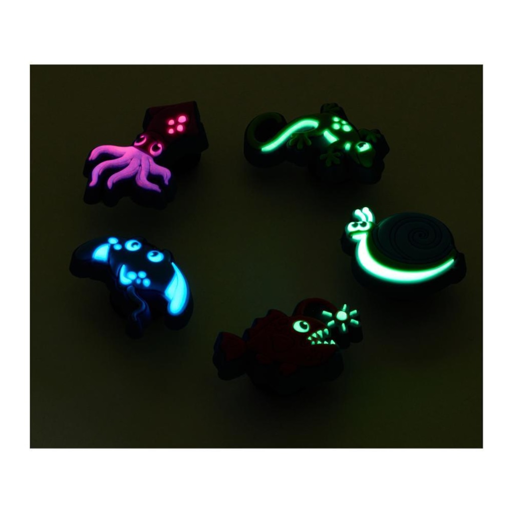 Imagem 2 do produto Jibbitz™ Crocs Criaturas Pequenas Brilham no Escuro Pack Com 5 Peças