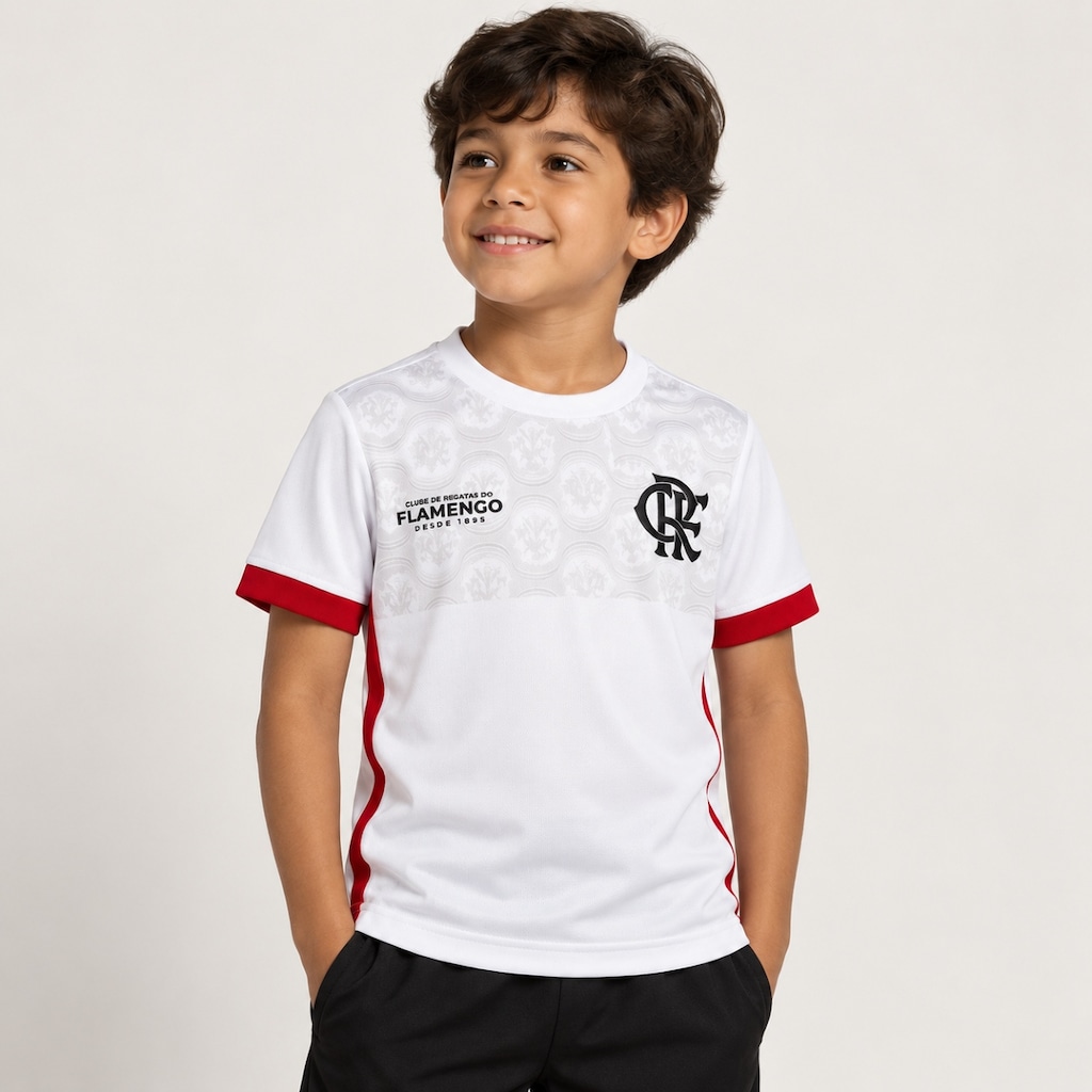Imagem 2 do produto Camisa do Flamengo Urban Acorde Braziline - Infantil