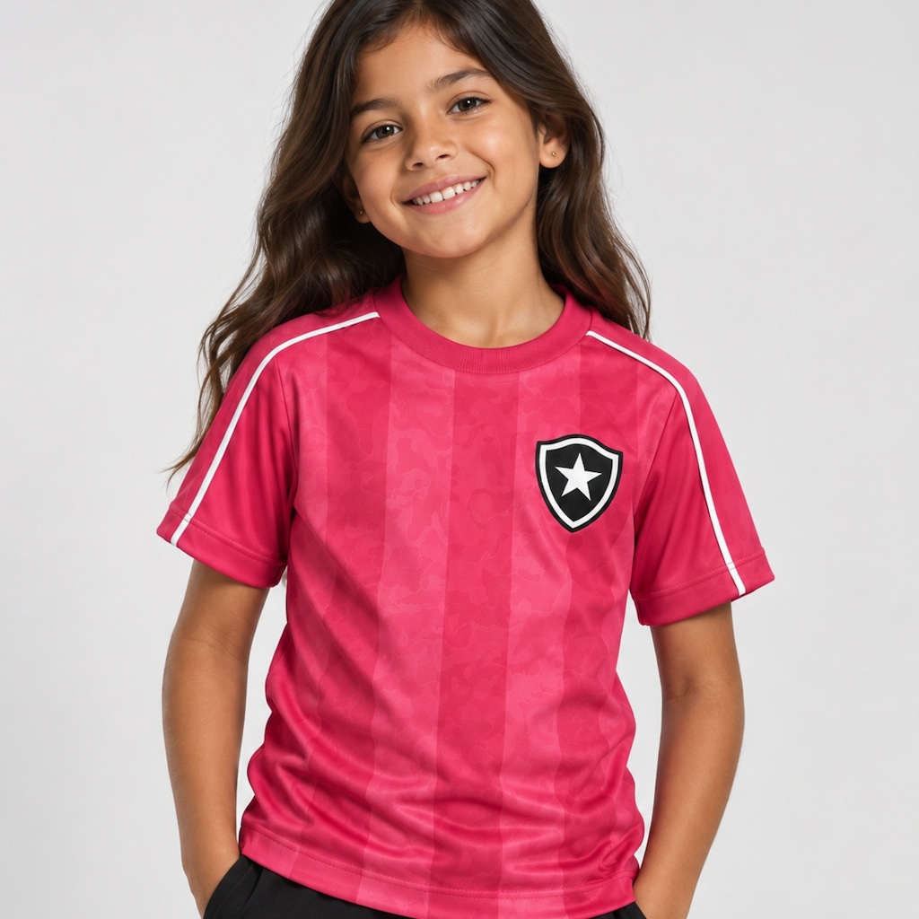 Imagem 2 do produto Camisa do Botafogo Molejo Alvinegra Braziline - Infantil