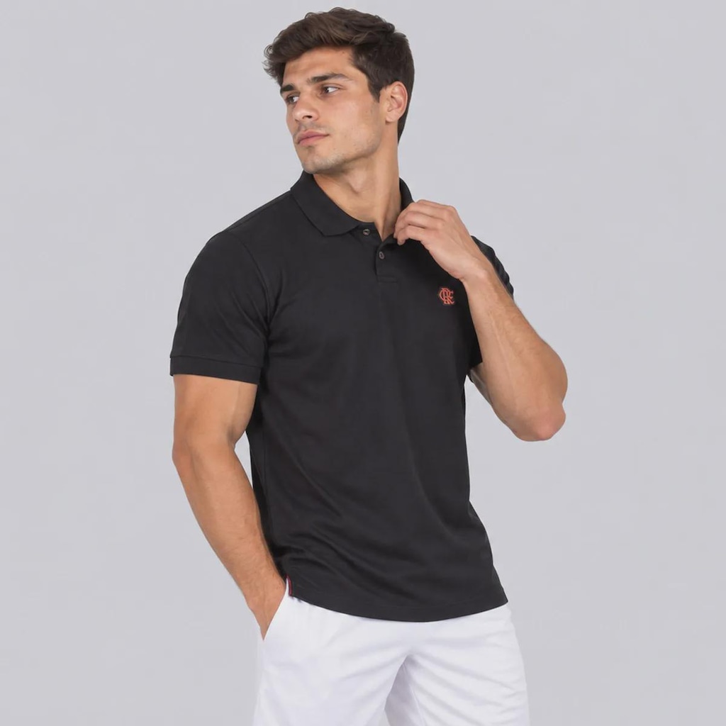 Imagem 2 do produto Camisa Polo do Flamengo Gana Piquet Masculina