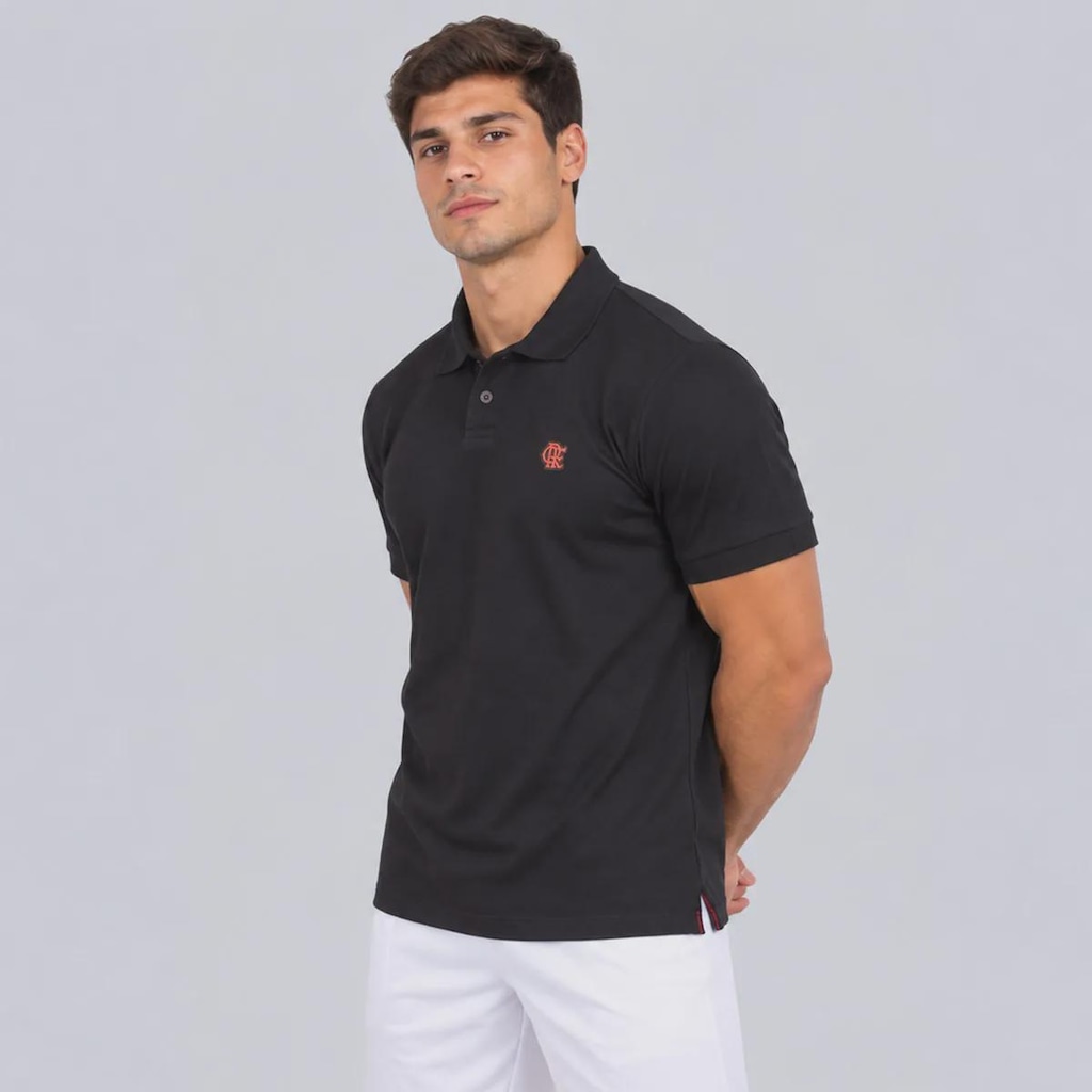 Imagem 3 do produto Camisa Polo do Flamengo Gana Piquet Masculina