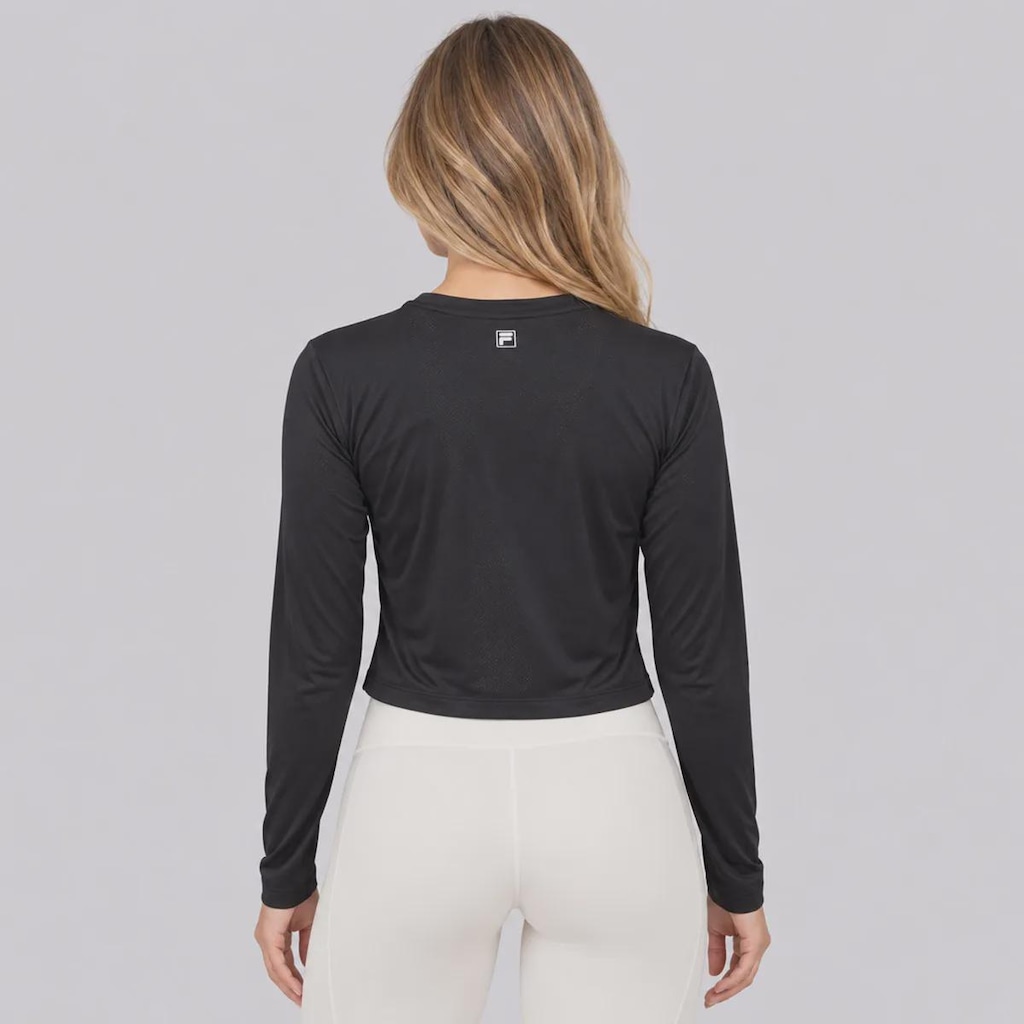 Imagem 4 do produto Camiseta Manga Longa Fila Cropped Rise Airy Feminina