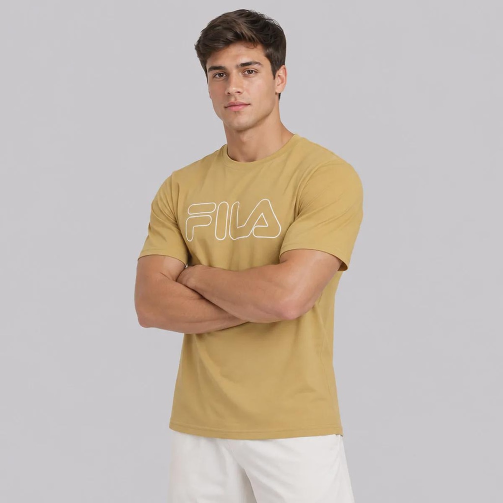 Imagem 2 do produto Camiseta Fila Regular Letter Outline Masculina