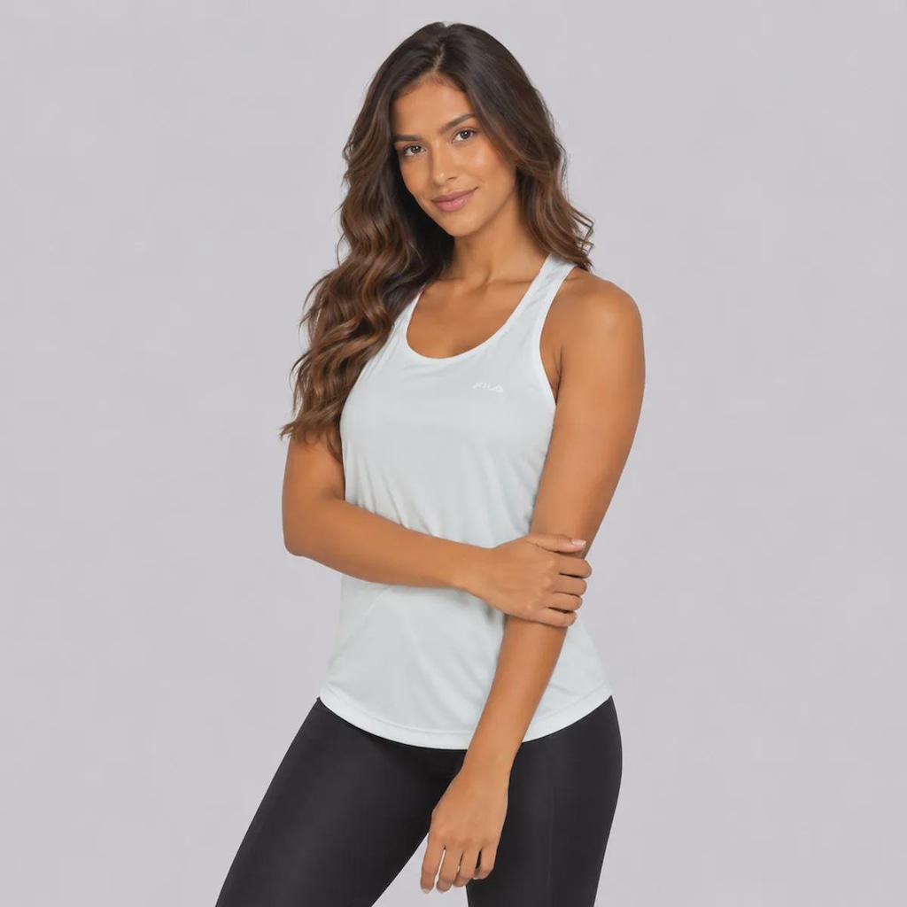 Imagem 2 do produto Camiseta Regata Fila Line Basic Sports Feminina