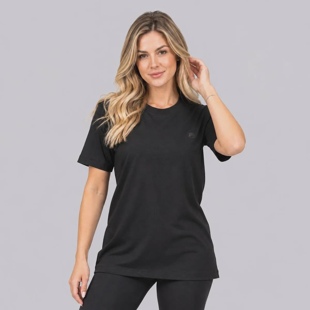Imagem 3 do produto Camiseta Fila Long Daily Light Feminina