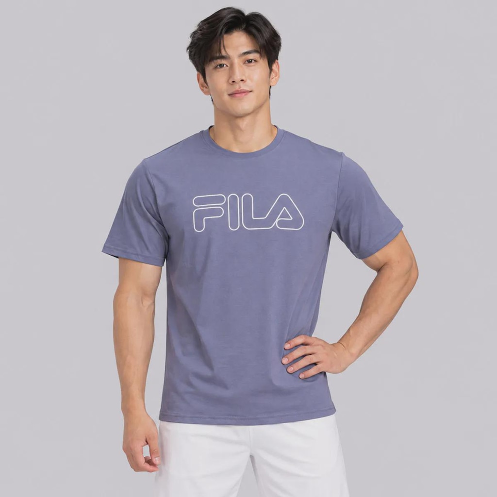 Imagem 1 do produto Camiseta Fila Regular Letter Outline Basic Masculina