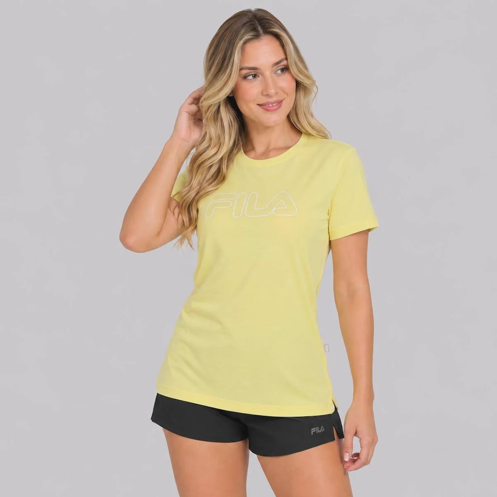 Imagem 3 do produto Camiseta Fila Regular Basic Outline Feminina