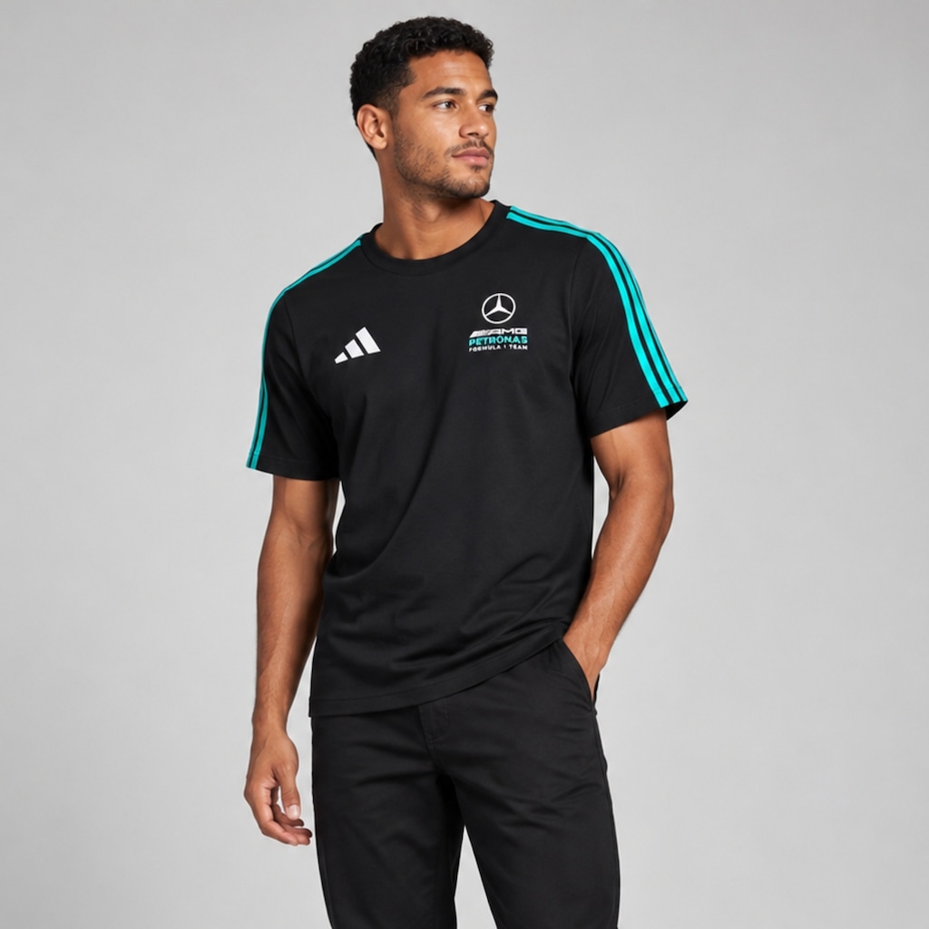 Imagem 2 do produto Camiseta adidas Mercedes Petronas Black - Masculina