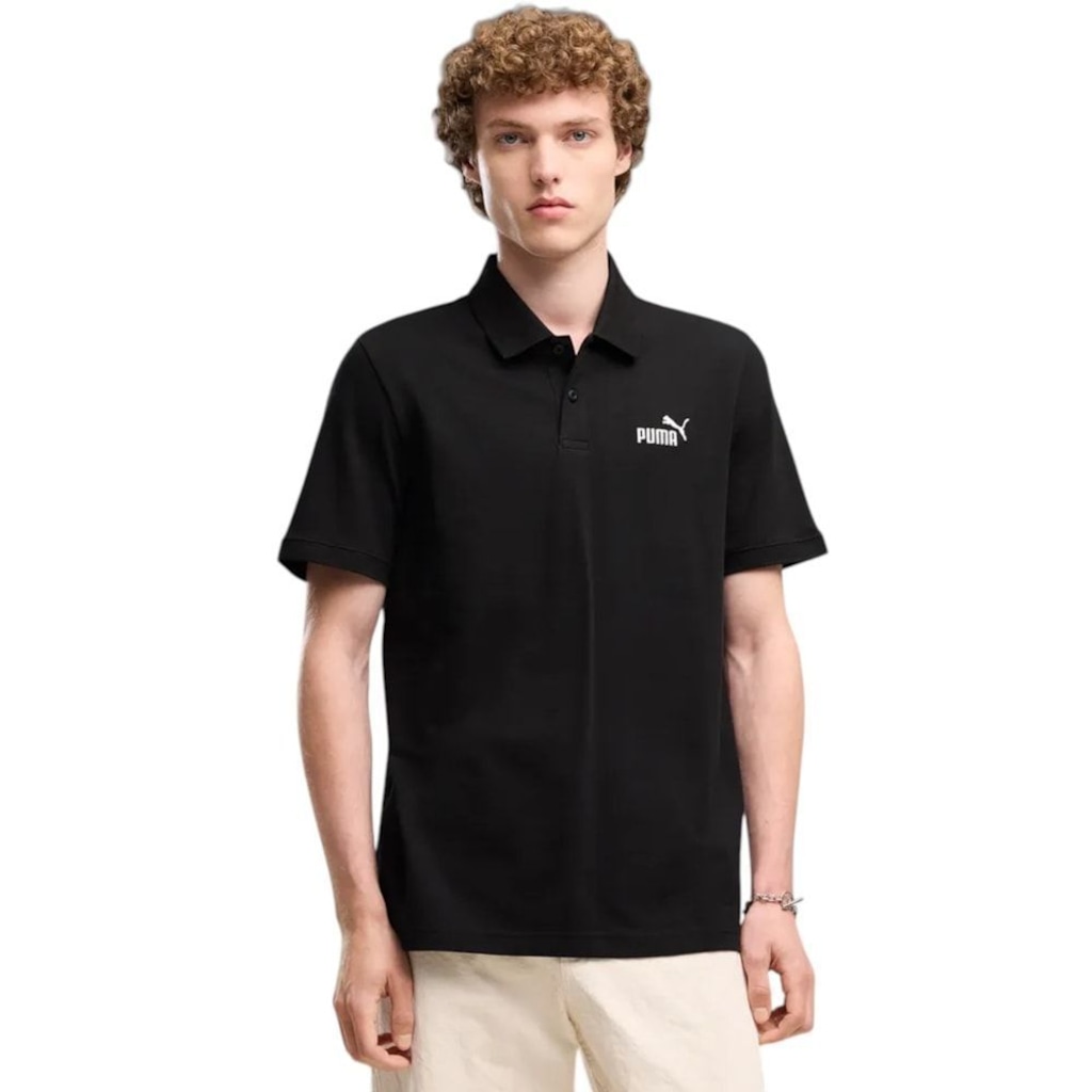 Imagem 1 do produto Camisa Polo Puma Essentials No. 1 Logo Pique Masculina