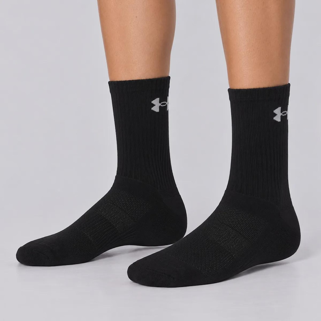 Imagem 1 do produto Kit 3 Pares de Meia Cano Alto Under Armour Tripack Feminina