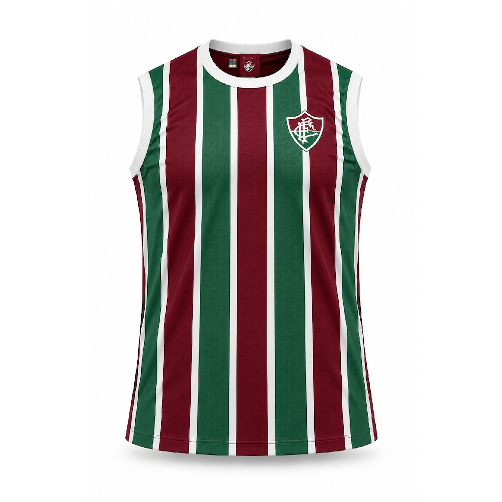 Imagem 1 do produto Camiseta Regata do Fluminense Ágil Tricolor Braziline - Masculina