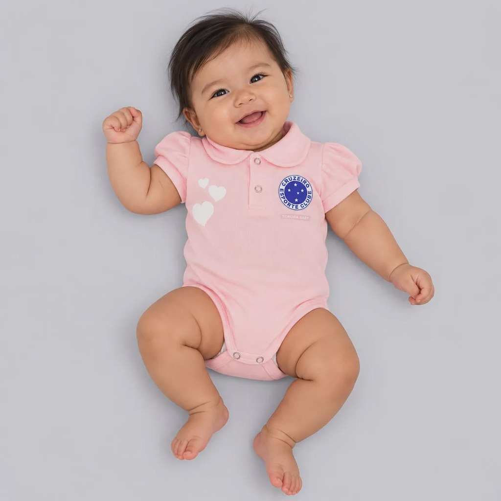Imagem 1 do produto Body Polo Logo Cruzeiro Infantil