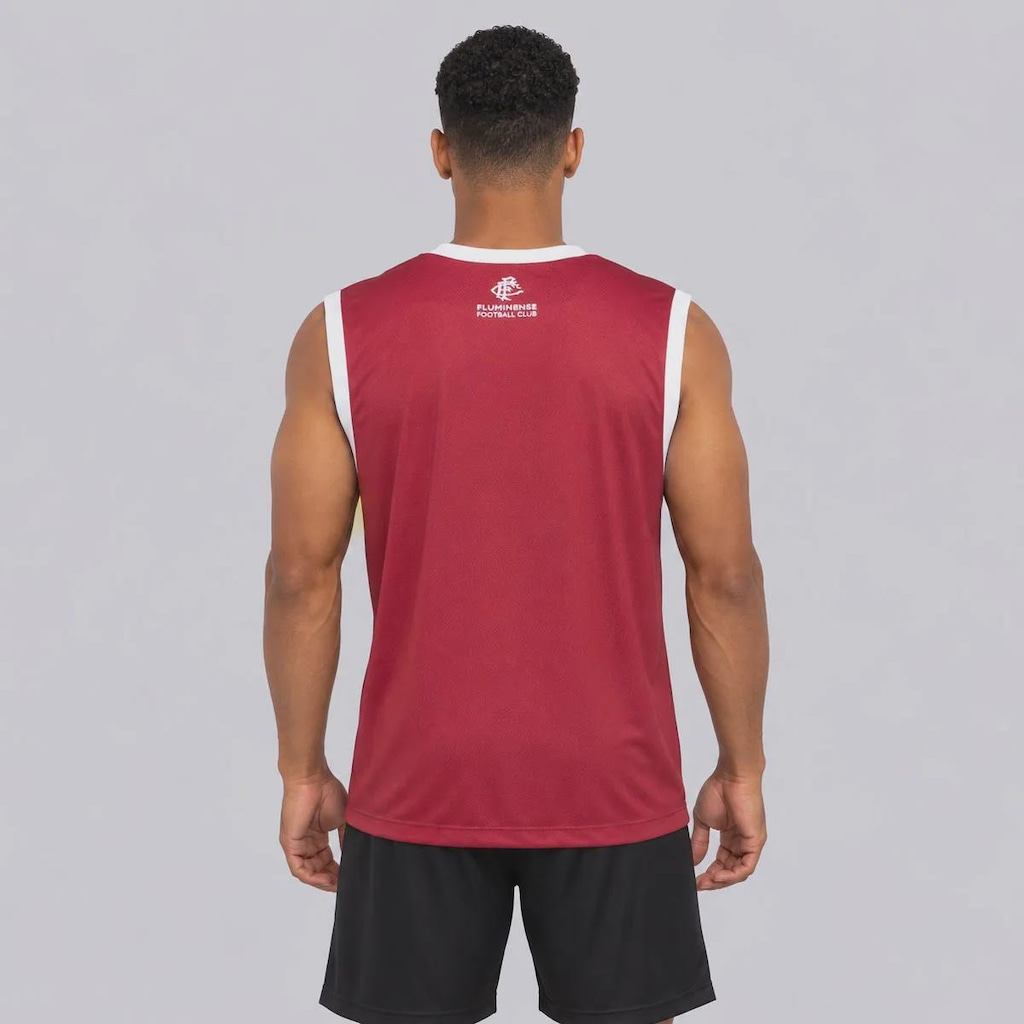 Imagem 4 do produto Camiseta Regata do Fluminense Ágil Bordô Masculina