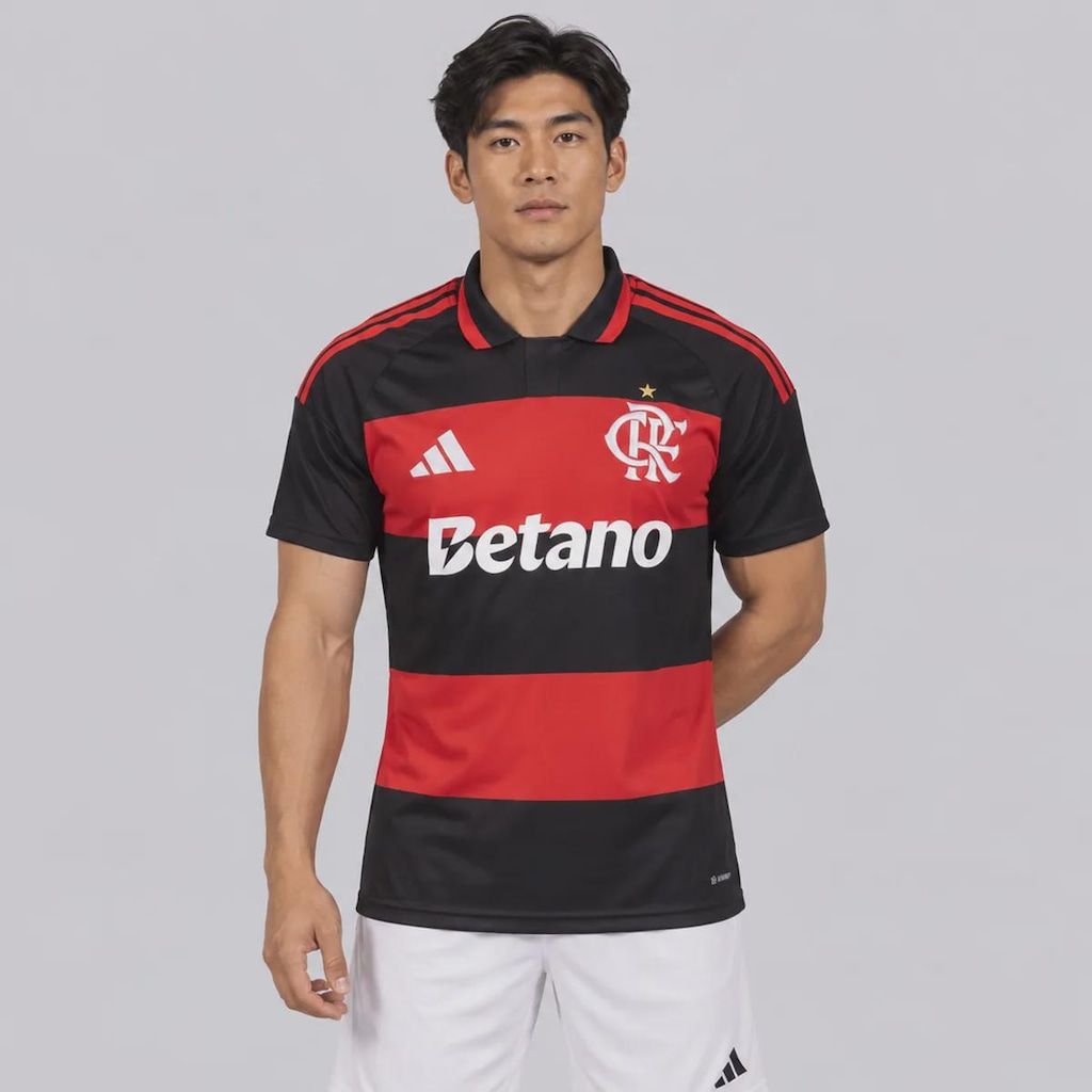 Imagem 1 do produto Camisa do Flamengo I 26/27 com Patrocínio adidas Masculina