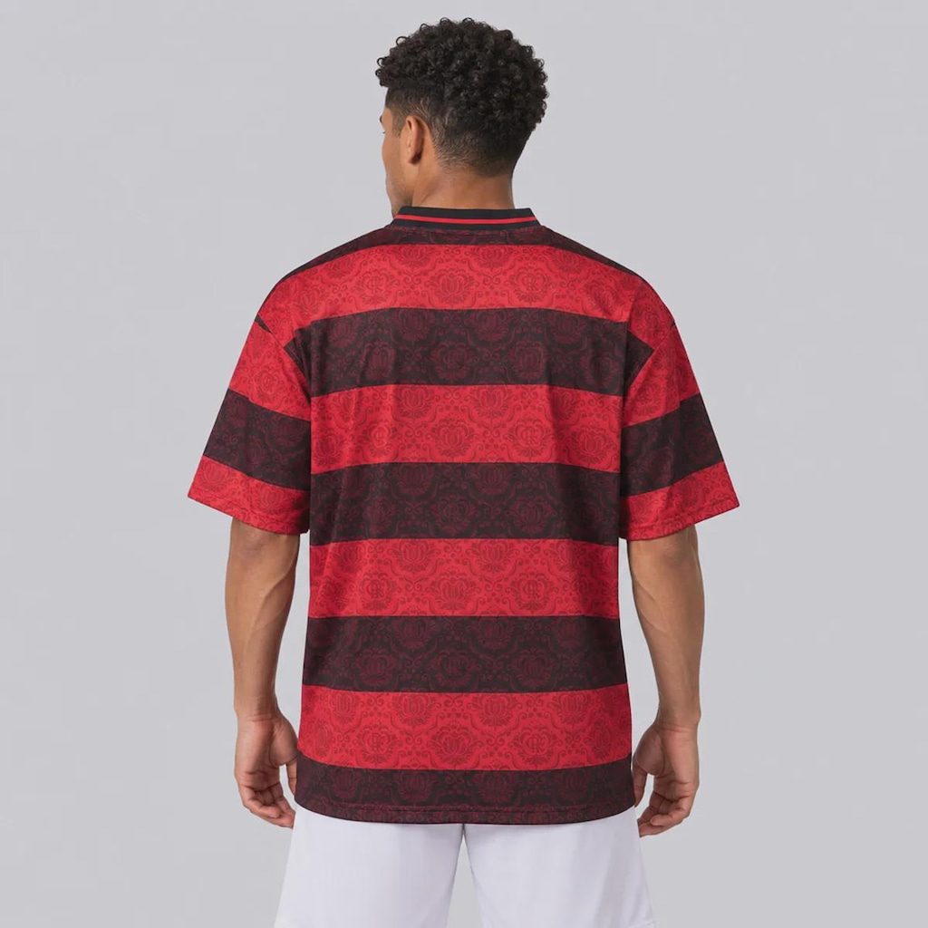 Imagem 4 do produto Camisa do Flamengo Football Oversized Rubro Negro Masculina