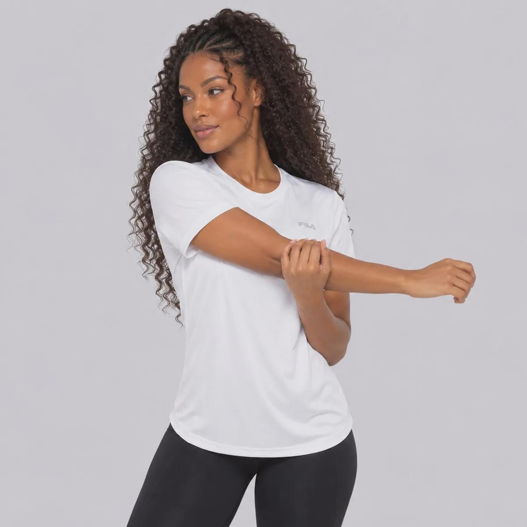 Imagem 3 do produto Camiseta Fila Basic Sports III Logo Feminina