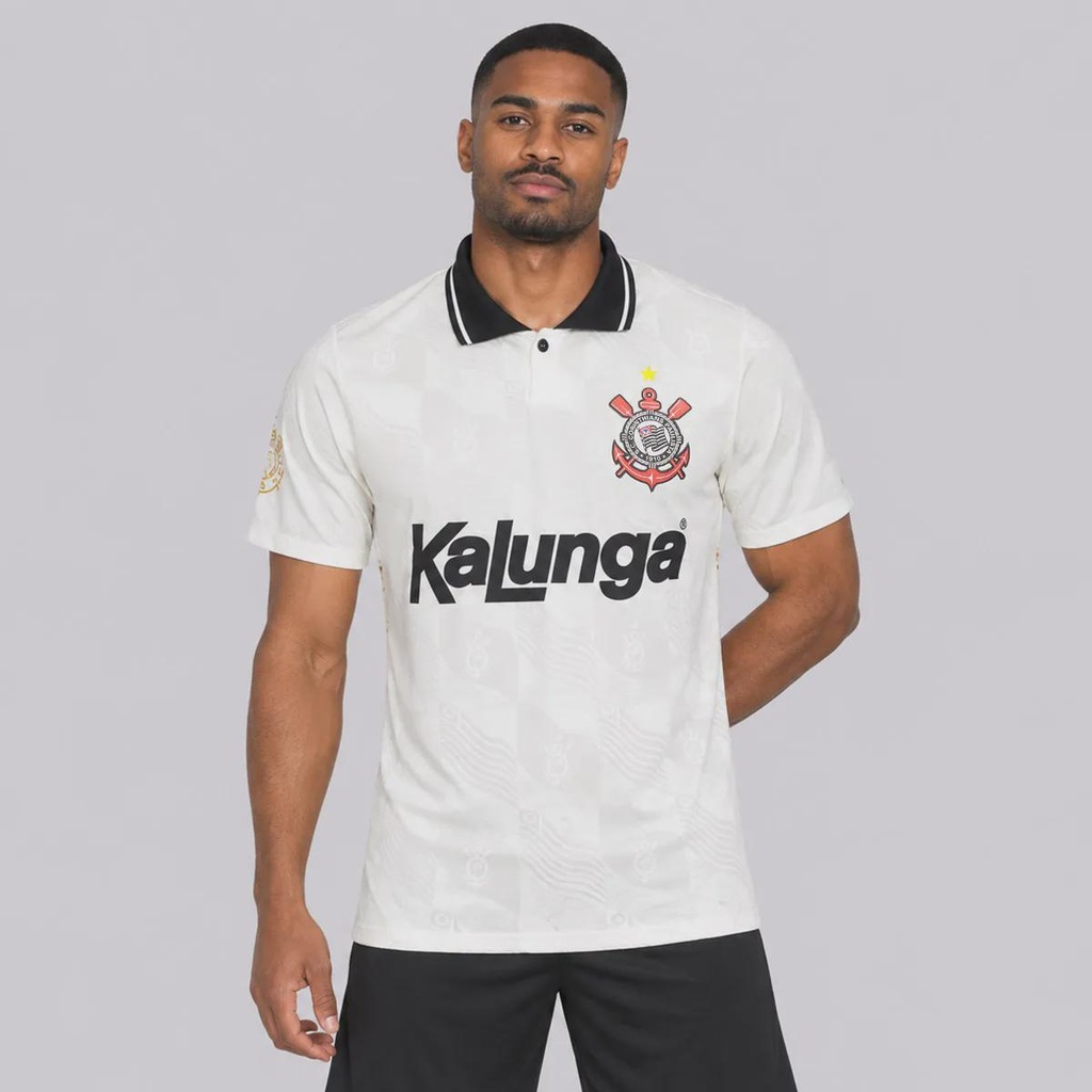 Imagem 1 do produto Camisa do Corinthians Kalunga Retrô 1992 Masculina