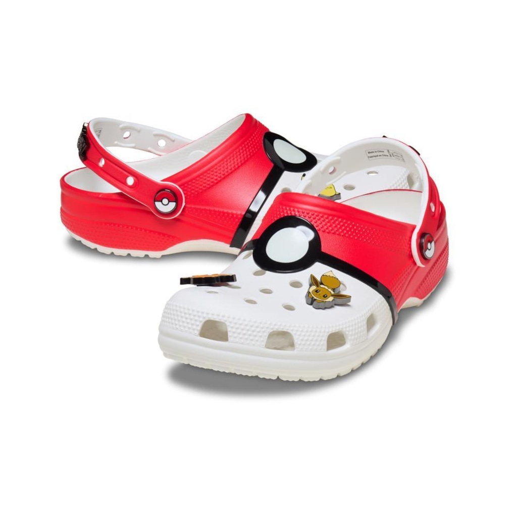 Imagem 4 do produto Sandália Unissex Crocs Pokemon Poke Ball Classic Clog Multi