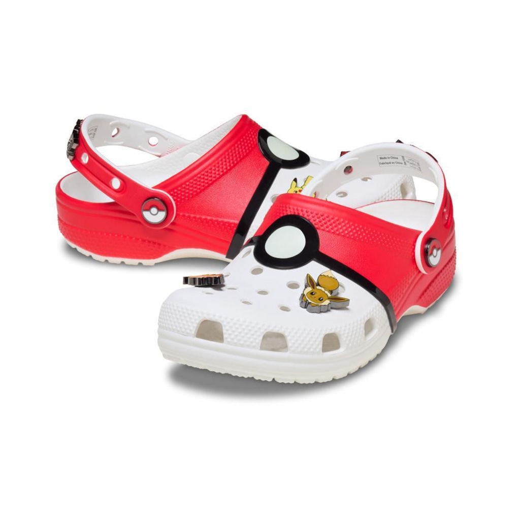 Imagem 4 do produto Sandália Infantil Crocs Pokemon Poke Ball Classic Clog K