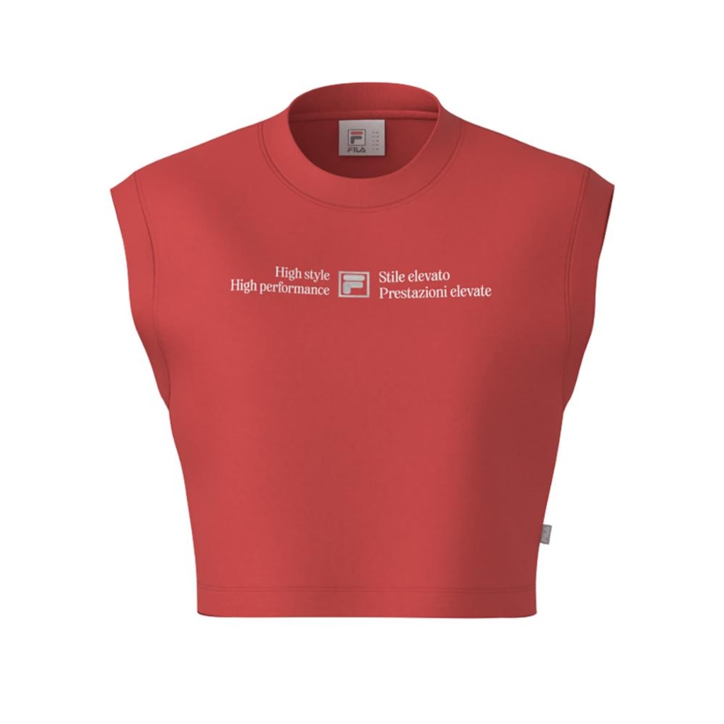 Imagem 3 do produto Camiseta Regata Fila Cropped Stile Elevato Graphic Feminina