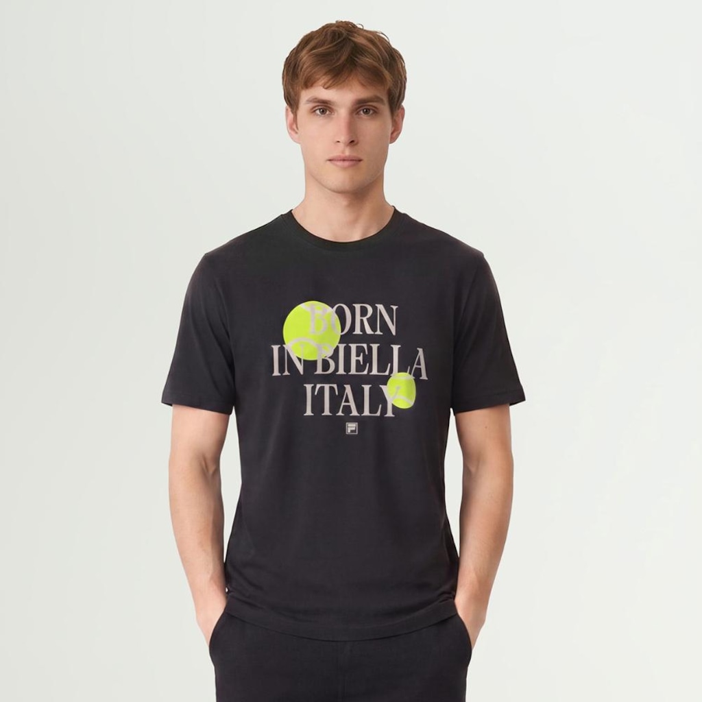 Imagem 1 do produto Camiseta Fila Regular Biella Italy Graphic Masculina