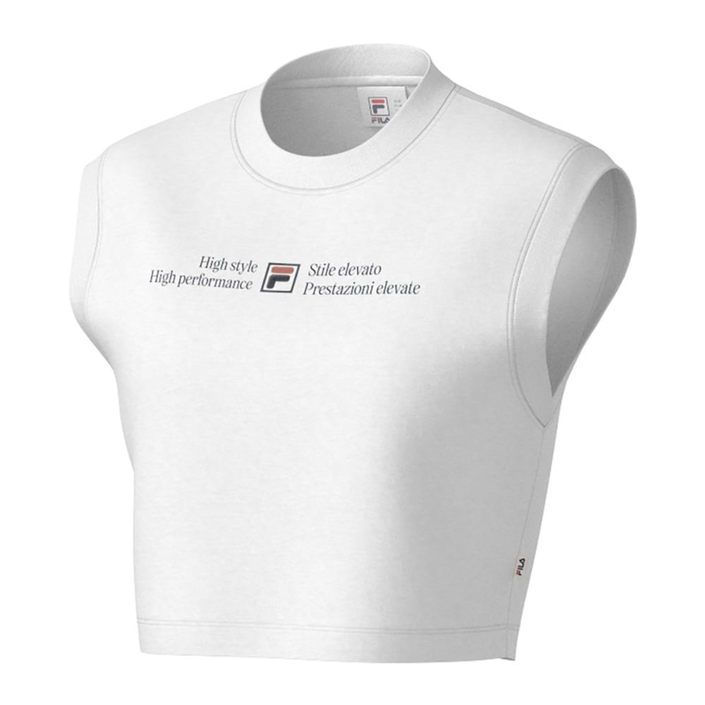 Imagem 1 do produto Camiseta Regata Fila Cropped Stile Elevato Graphic Feminina