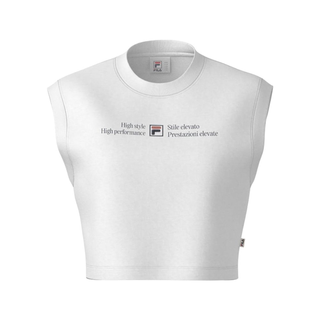 Imagem 3 do produto Camiseta Regata Fila Cropped Stile Elevato Graphic Feminina