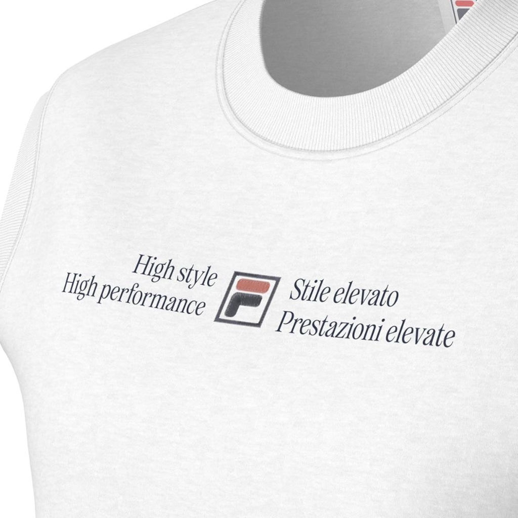 Imagem 4 do produto Camiseta Regata Fila Cropped Stile Elevato Graphic Feminina